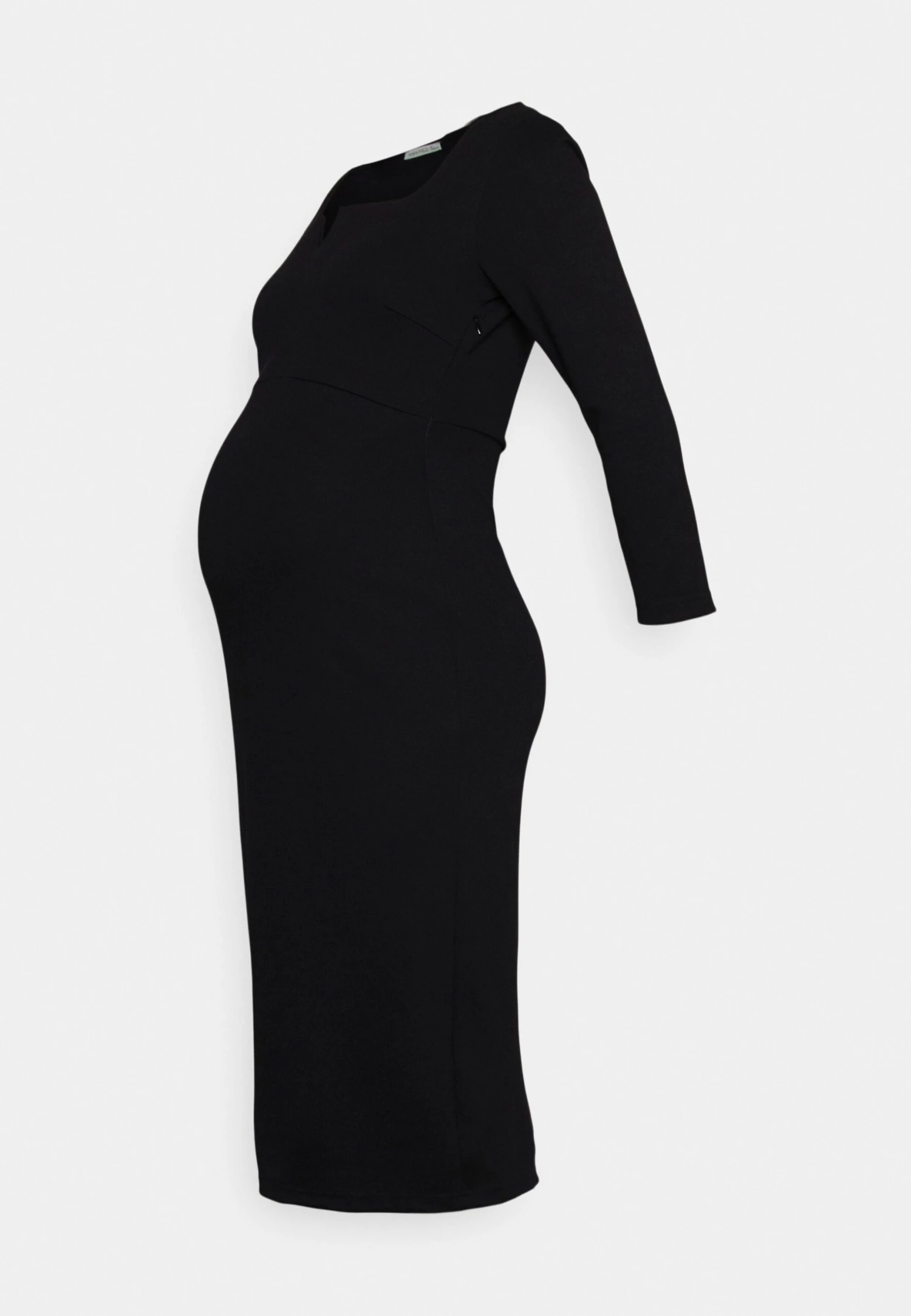 Notch Neckline Midi Dress - Jerseyjurk - Black Notch Neckline Midi Dress - Jerseyjurk - Black -Anna Field 01d148d1237f4d8fb0b9cc9c73d98252 scaled