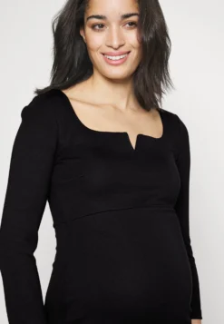 Notch Neckline Midi Dress - Jerseyjurk - Black 4 Notch Neckline Midi Dress - Jerseyjurk - Black -Anna Field 08d9c5edccaa40e9a1279899f7800784 scaled