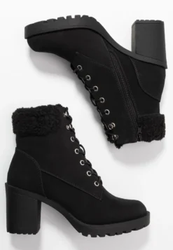 Anna Field Winter Boot - Enkellaarsjes Met Plateauzool - Black -Anna Field 155f8fed223d4582b636130f8e4a2046