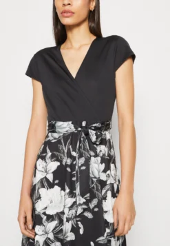 Anna Field Jerseyjurk - Black/Grey/White -Anna Field 394c97f635f24356800cd7fa213b3a5d scaled