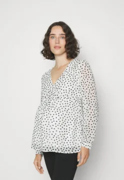 Blouse - White/Black