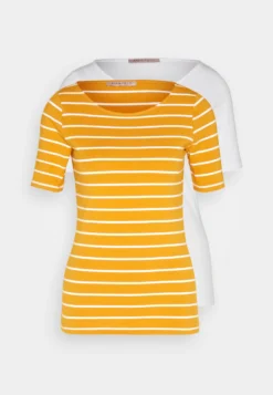 Anna Field T-Shirt Print - Dark Yellow/White -Anna Field 68c751402ad344f6b49518e6d25e3007 scaled