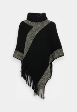 Anna Field Poncho - Black / Gold -Anna Field 6a9c784f019b447da3d2a4d561e50cf9 scaled
