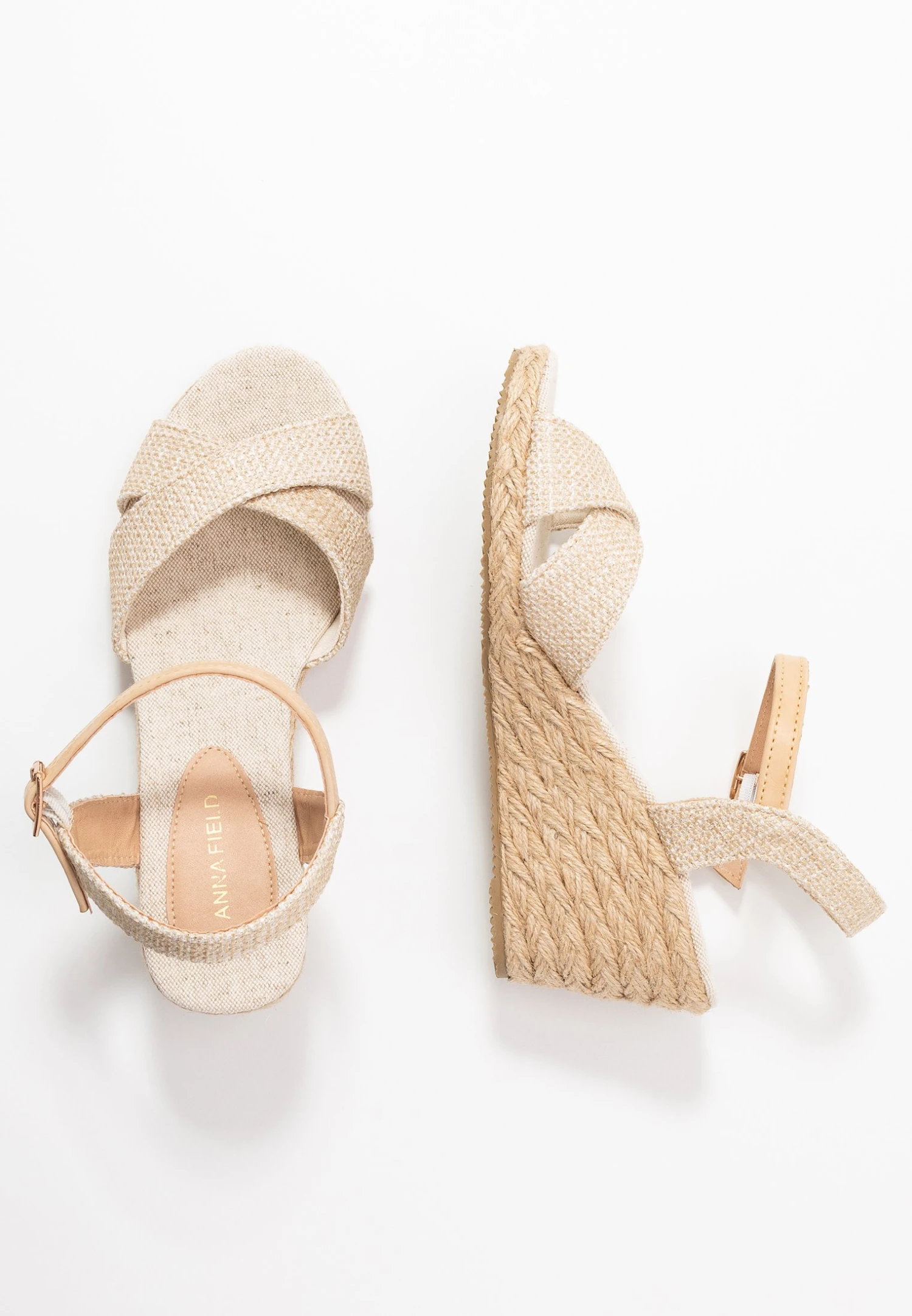 Sandalen Met Sleehak - Beige Anna Field Sandalen Met Sleehak - Beige -Anna Field 7e79d44b12db481a95b3012912051908