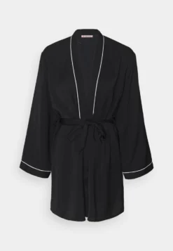 Anna Field Amanda Satin Dressing Gown - Badjas - Black -Anna Field 8d83c445099f4342aabc07d1ce2caede scaled