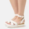 Anna Field Sandalen Met Plateauzool - White