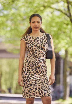 Anna Field Jerseyjurk - Black/Beige/Multi-Coloured