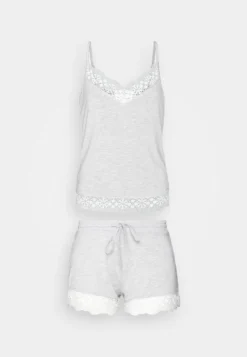 Anna Field Sarah Short Pj Set- Pyjama - Grey -Anna Field ca82a662144e49adbf3fdb12250aace2 scaled