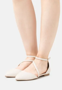 Ballerina'S Met Enkelbandjes - Off-White