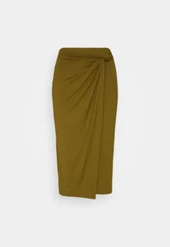 Anna Field Front Knot Midi Skirt - Kokerrok - Khaki -Anna Field f1bd396162034cf88007b332d4b9f049 scaled